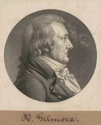 Robert Gilmor, by Charles Balthazar Julien Févret de Saint-Mémin