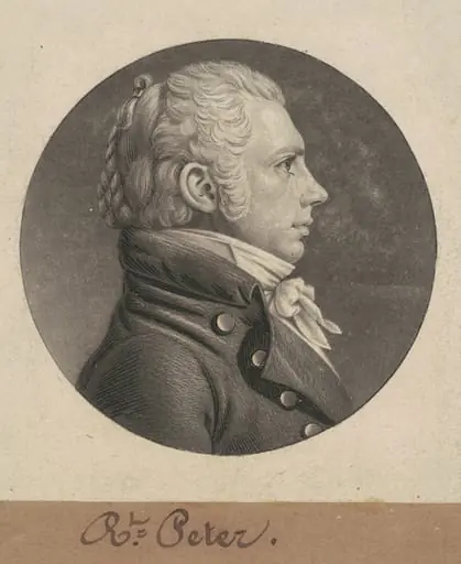 Robert Peter, Jr., by Charles Balthazar Julien Févret de Saint-Mémin