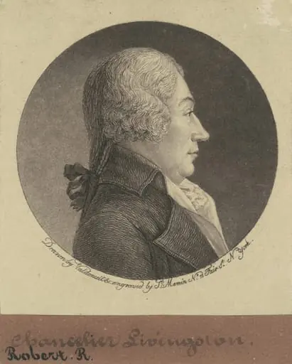 Robert R. Livingston, by Charles Balthazar Julien Févret de Saint-Mémin