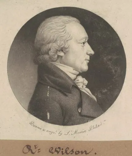 Robert Wilson, by Charles Balthazar Julien Févret de Saint-Mémin
