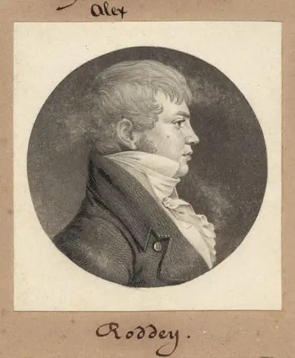 Roddey, by Charles Balthazar Julien Févret de Saint-Mémin
