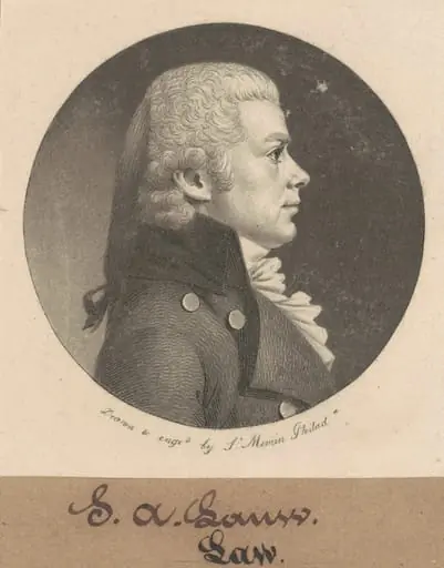 S. A. Law, by Charles Balthazar Julien Févret de Saint-Mémin