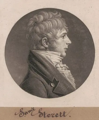 S. Sterett, by Charles Balthazar Julien Févret de Saint-Mémin