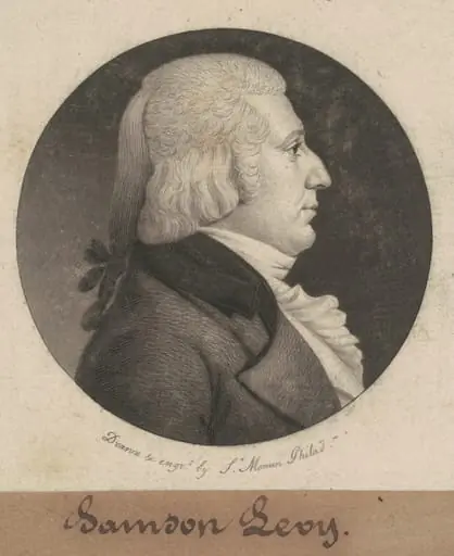 Samson Levy, Jr., by Charles Balthazar Julien Févret de Saint-Mémin