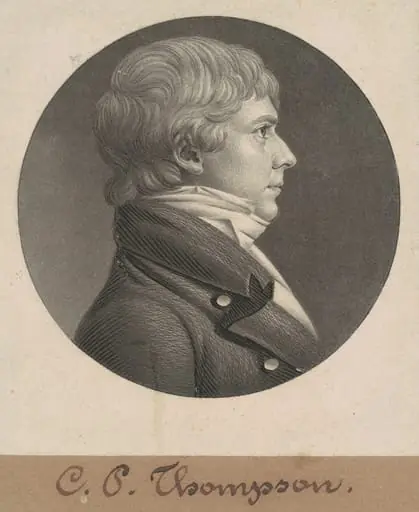 Samuel Hambleton, by Charles Balthazar Julien Févret de Saint-Mémin