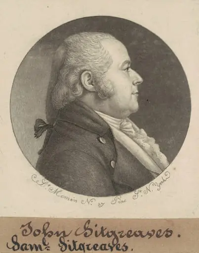 Samuel Sitgreaves, by Charles Balthazar Julien Févret de Saint-Mémin