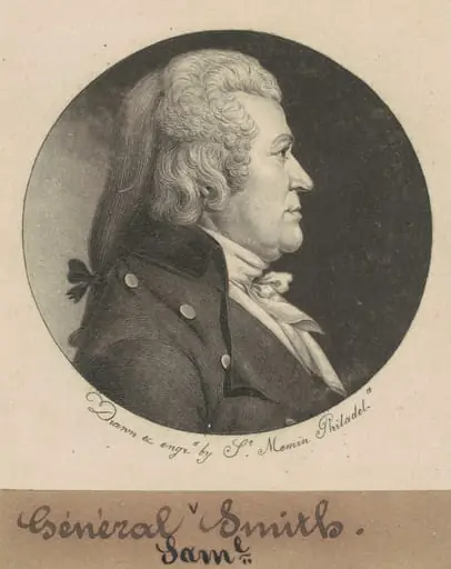 Samuel Smith, by Charles Balthazar Julien Févret de Saint-Mémin