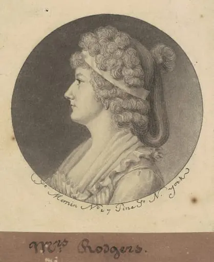 Sarah Elizabeth Rogers, by Charles Balthazar Julien Févret de Saint-Mémin