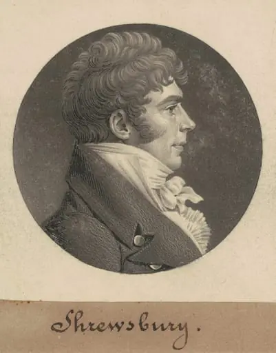 Shrewsbury, by Charles Balthazar Julien Févret de Saint-Mémin