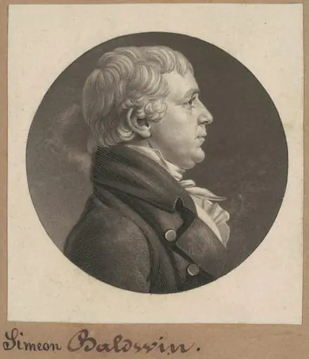 Simeon Baldwin, by Charles Balthazar Julien Févret de Saint-Mémin
