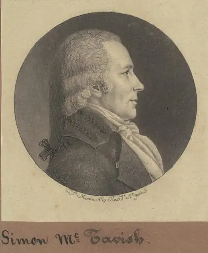 Simon McTavish, by Charles Balthazar Julien Févret de Saint-Mémin
