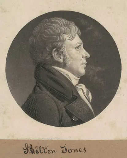 Skelton Jones, by Charles Balthazar Julien Févret de Saint-Mémin