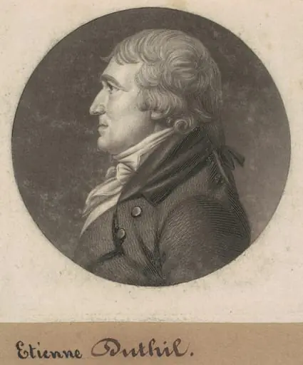 Stephen Dutilh, by Charles Balthazar Julien Févret de Saint-Mémin