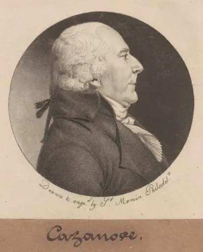 Théophile Cazanove, by Charles Balthazar Julien Févret de Saint-Mémin