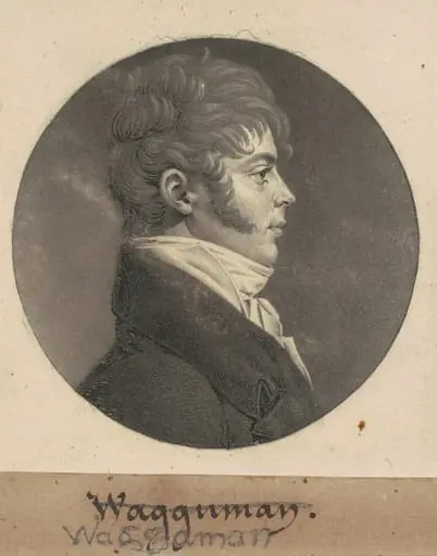 Thomas Ennalls Waggaman, by Charles Balthazar Julien Févret de Saint-Mémin