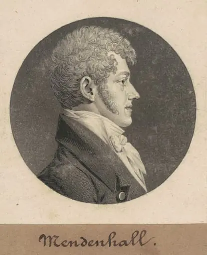Thomas Mendenhall, Jr., by Charles Balthazar Julien Févret de Saint-Mémin