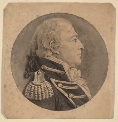 Thomas Tingey, by Charles Balthazar Julien Févret de Saint-Mémin