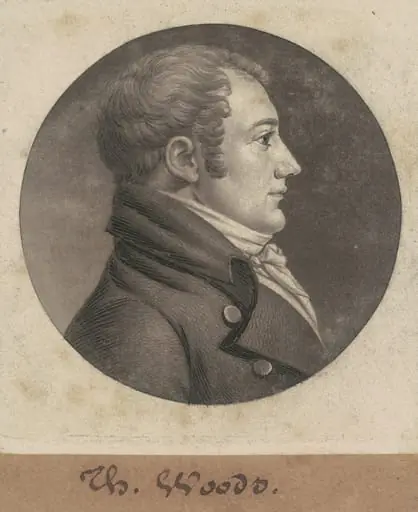 Thomas Woods, by Charles Balthazar Julien Févret de Saint-Mémin
