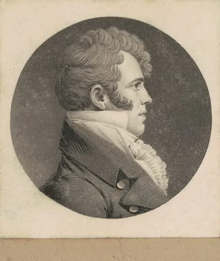 Unidentified Man, by Charles Balthazar Julien Févret de Saint-Mémin