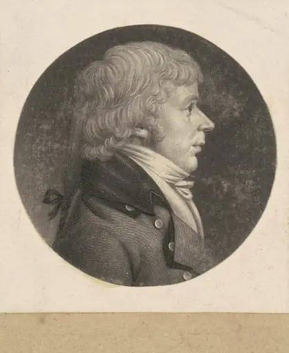 Unidentified Man, by Charles Balthazar Julien Févret de Saint-Mémin