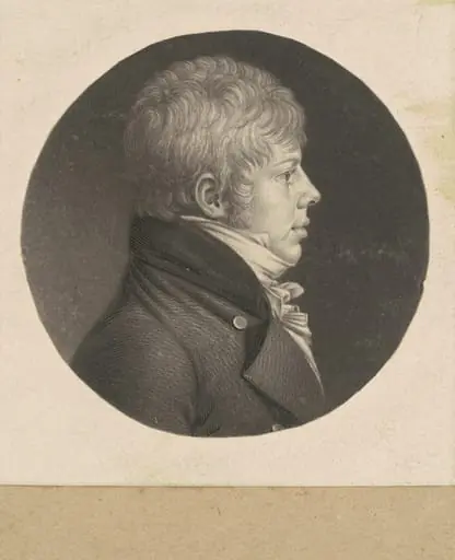 Unidentified Man, by Charles Balthazar Julien Févret de Saint-Mémin