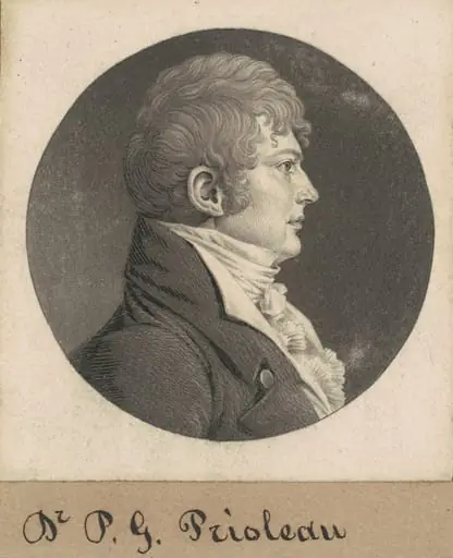 Unidentified Man, by Charles Balthazar Julien Févret de Saint-Mémin