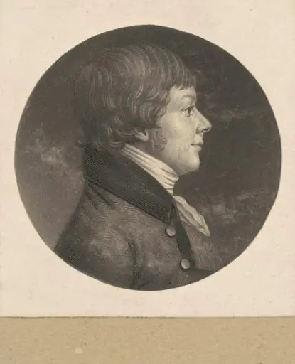 Unidentified Man, by Charles Balthazar Julien Févret de Saint-Mémin