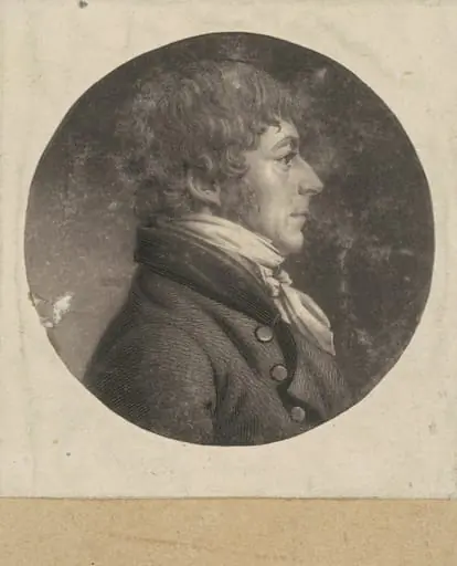 Unidentified Man, by Charles Balthazar Julien Févret de Saint-Mémin