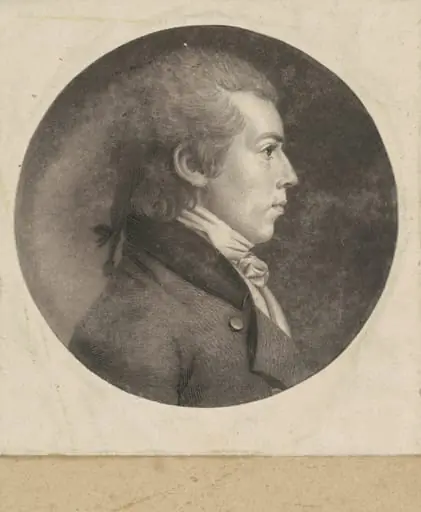 Unidentified Man, by Charles Balthazar Julien Févret de Saint-Mémin
