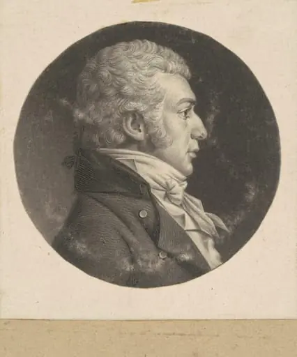 Unidentified Man, by Charles Balthazar Julien Févret de Saint-Mémin
