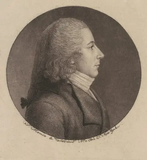 Unidentified Man, by Charles Balthazar Julien Févret de Saint-Mémin