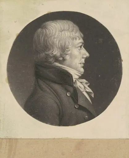 Unidentified Man, by Charles Balthazar Julien Févret de Saint-Mémin