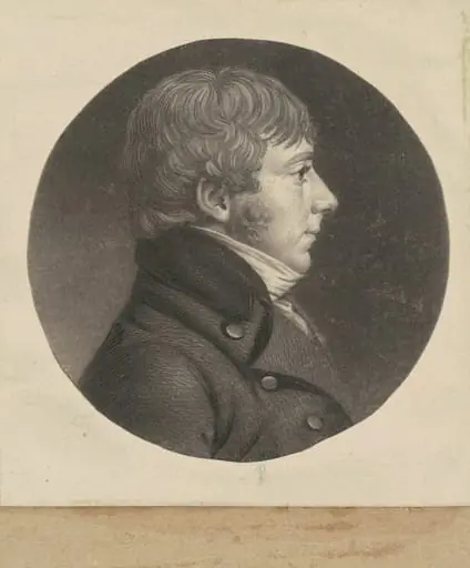 Unidentified Man, by Charles Balthazar Julien Févret de Saint-Mémin
