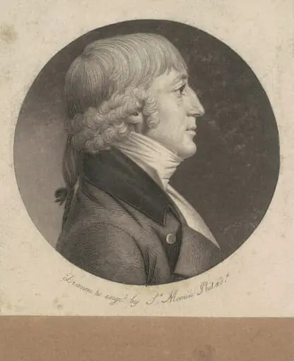 Unidentified Man, by Charles Balthazar Julien Févret de Saint-Mémin