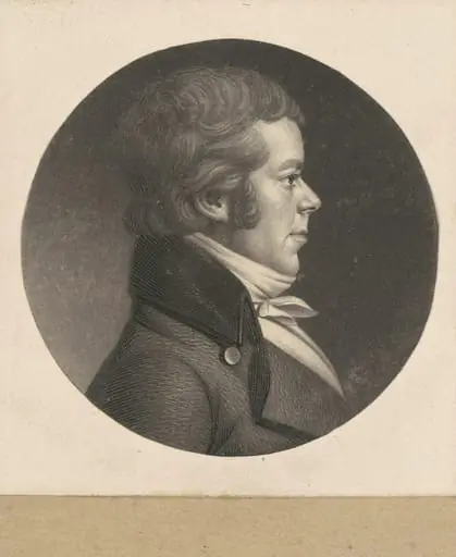 Unidentified Man, by Charles Balthazar Julien Févret de Saint-Mémin