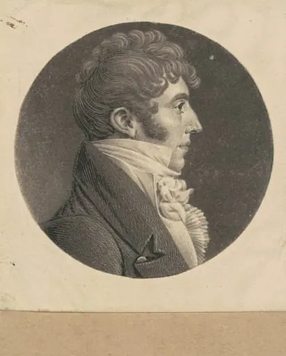Unidentified Man, by Charles Balthazar Julien Févret de Saint-Mémin