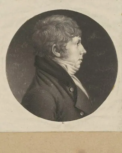 Unidentified Man, by Charles Balthazar Julien Févret de Saint-Mémin