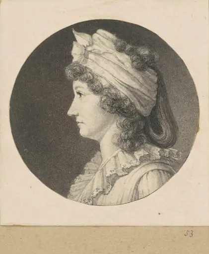 Unidentified Woman, by Charles Balthazar Julien Févret de Saint-Mémin
