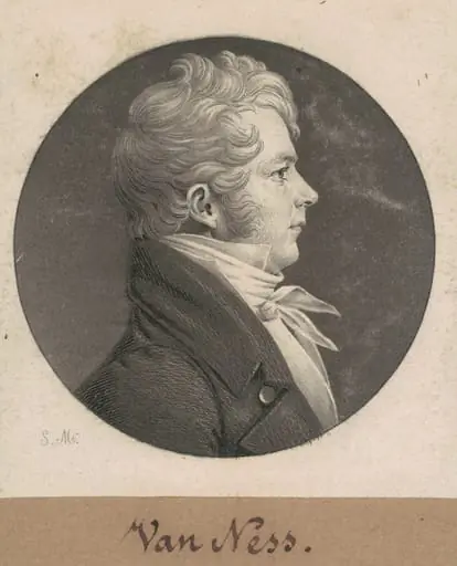 Van Ness, by Charles Balthazar Julien Févret de Saint-Mémin