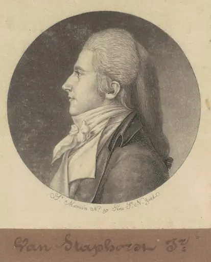 Van Staphorst, Jr., by Charles Balthazar Julien Févret de Saint-Mémin