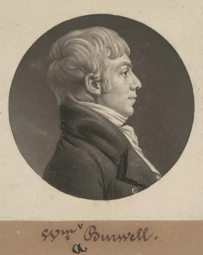 William Armistead Burwell, by Charles Balthazar Julien Févret de Saint-Mémin