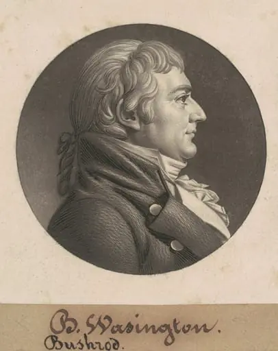 William Augustine Washington III, by Charles Balthazar Julien Févret de Saint-Mémin