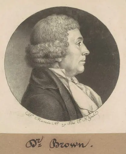 William Brown, by Charles Balthazar Julien Févret de Saint-Mémin