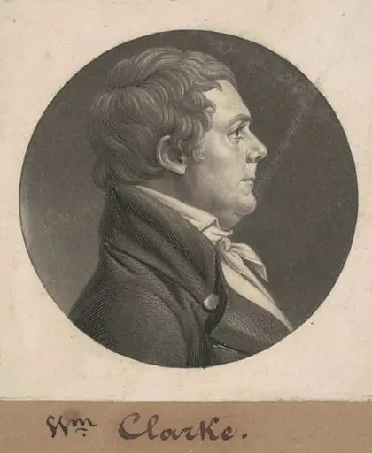 William Clark, by Charles Balthazar Julien Févret de Saint-Mémin