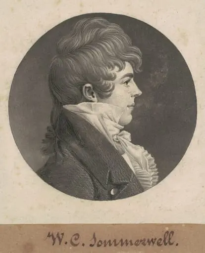 William Clarke Sommerville, by Charles Balthazar Julien Févret de Saint-Mémin