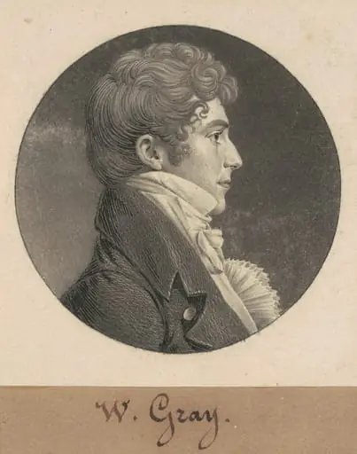 William Gray, by Charles Balthazar Julien Févret de Saint-Mémin
