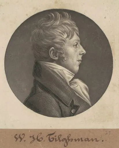 William Helmsley Tilghman, by Charles Balthazar Julien Févret de Saint-Mémin