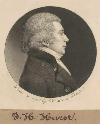 William Hurst, by Charles Balthazar Julien Févret de Saint-Mémin