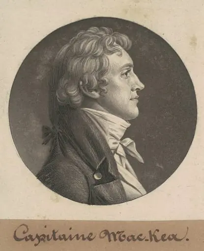William MacRea, by Charles Balthazar Julien Févret de Saint-Mémin