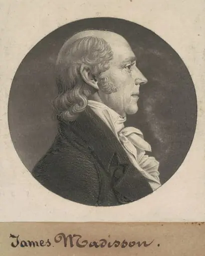 William Madison, by Charles Balthazar Julien Févret de Saint-Mémin